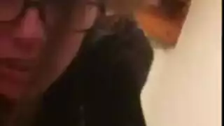 لقاء عشوائي يتحول لركوب جنسي قوي