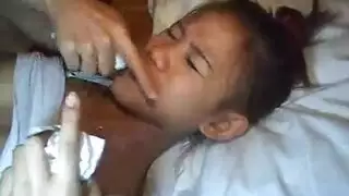 جلسة جماعية صعبة مع عاهات إسبانيات