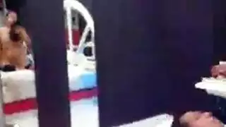 إباحية يابانية غير مقطوعة مع تمثيل دوري حيواني منحرف