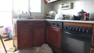 زوجة وخالت مطبخ