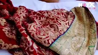 صوت هندي حقيقي في جنس إباحي مزدوج الفتحات في شهر العسل