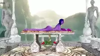 عاهرة خنثى يحصل على بعض تحفيز صديقها