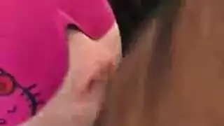 الغش الساخن مع مجموعة كبيرة من العلب تتمتع بها متعة مع دسار كبير