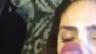 أول تجربة بلع عميق مكرسة لصديق حبيبها القذر