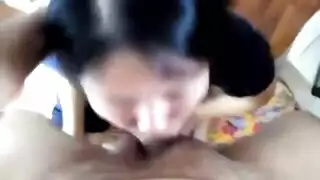 مص عميق ينتهي ببلع كمية كبيرة من السائل المنوي